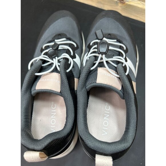 Vionic Womens Black & Peach Athletic Sneakers Size 8 Lightweight Mesh Comfort Sh - Picture 6 of 9